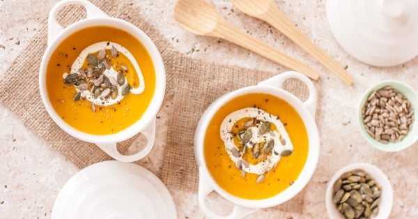 Spiced Pumpkin Soup #soup #dinner #creamsoup #food #recipe