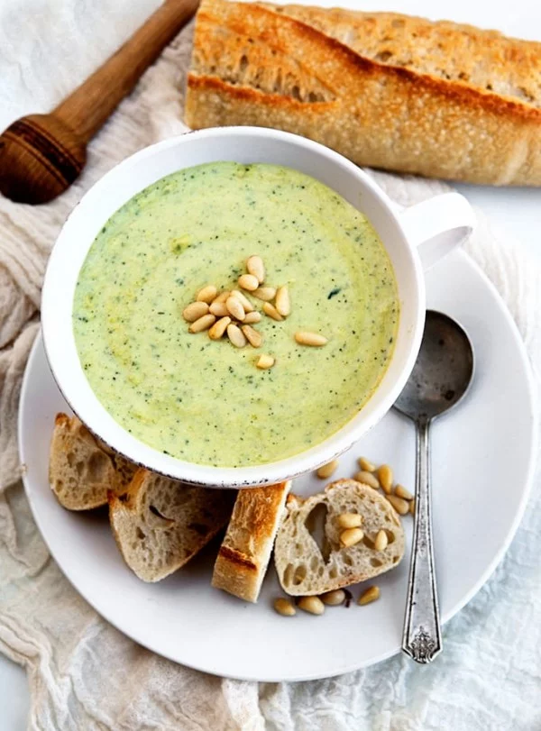 Cream of Zucchini Soup #soup #dinner #creamsoup #food #recipe