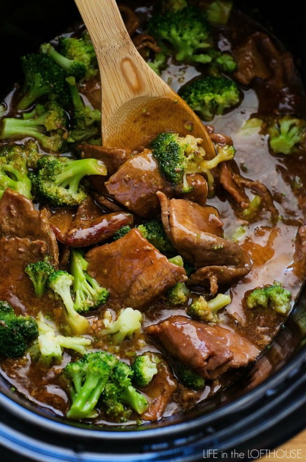 Crock Pot Beef and Broccoli #crockpot #dinner #beef