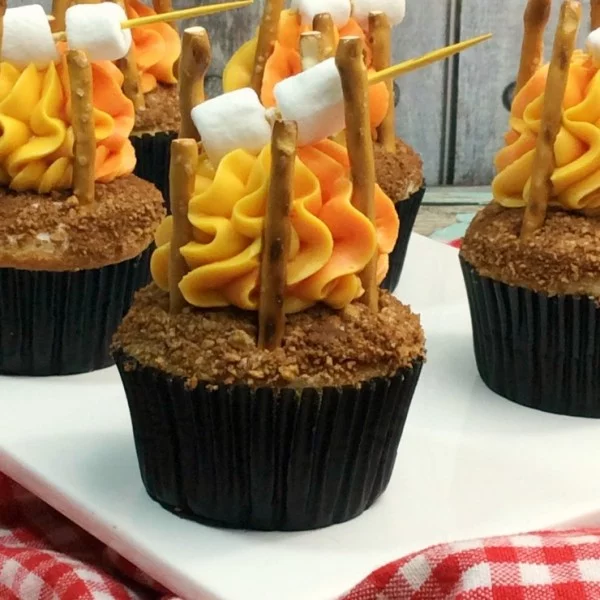 Camp Fire Cupcakes #cupcakes #dessert #snack #food #recipe