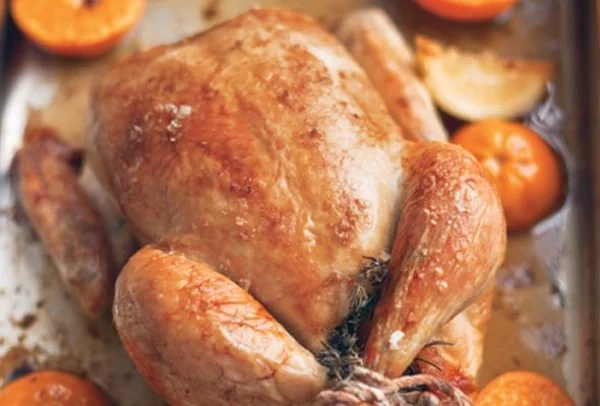 Roast Chicken with Citrus #easter #dinner #recipe #food