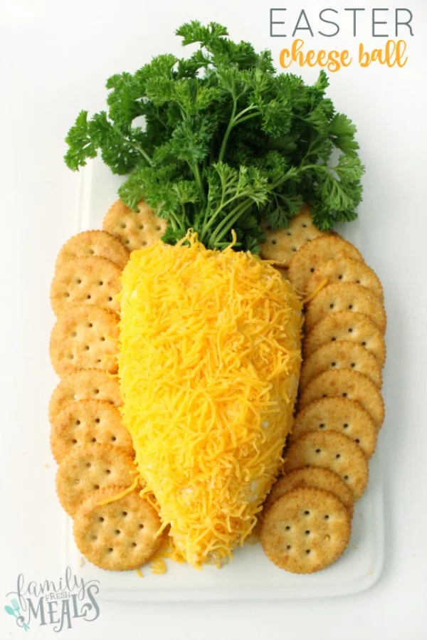 Easter Cheese Ball #easter #dinner #recipe #food