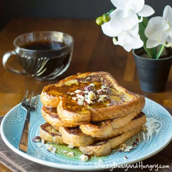 Kahlua and Cream French Toast #breakfast #frenchtoast #recipe