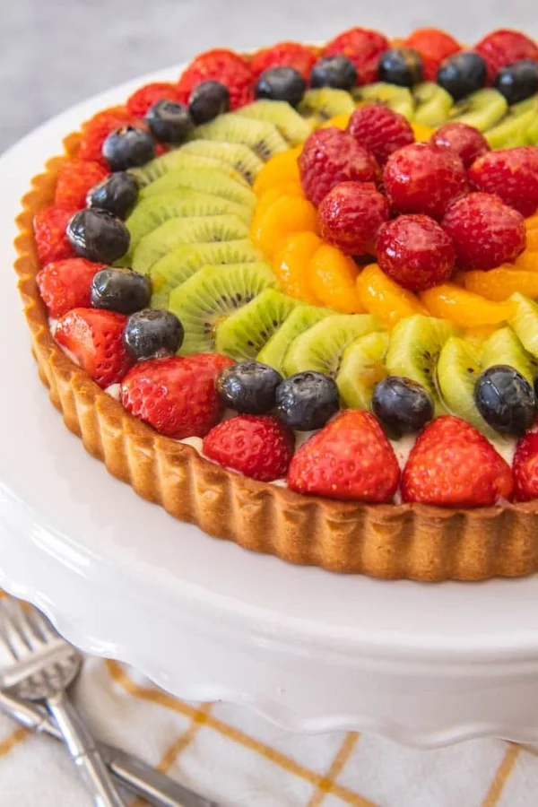 French Fruit Tart #fruit #dessert #food #recipe