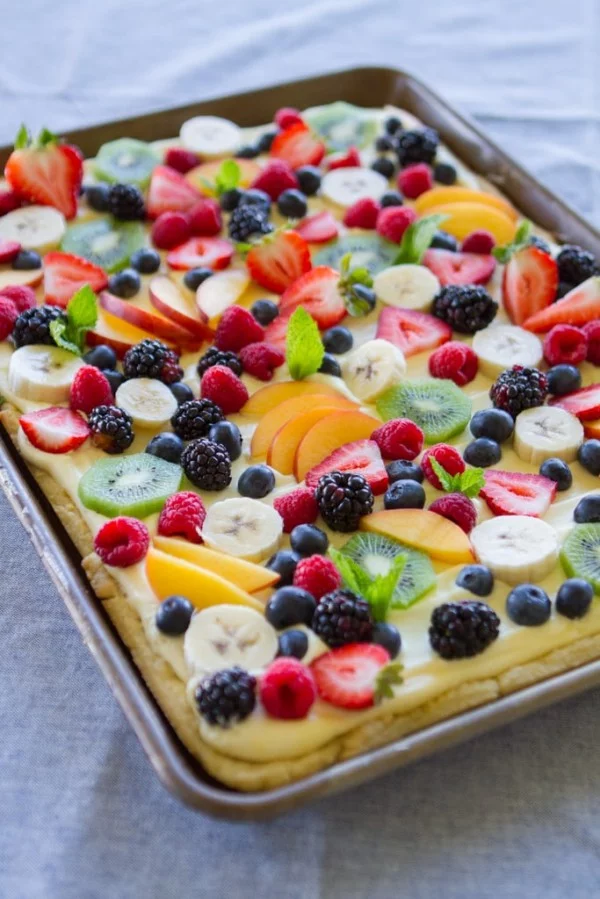 Fruit Flan #fruit #dessert #food #recipe