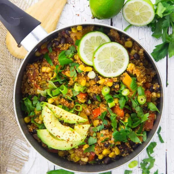 One Pan Mexican Quinoa #healthy #mexican #recipe #food #dinner