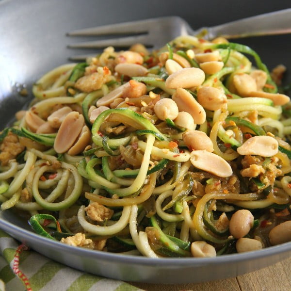 Zucchini Pad Thai #zucchini #healthy #recipe #dinner