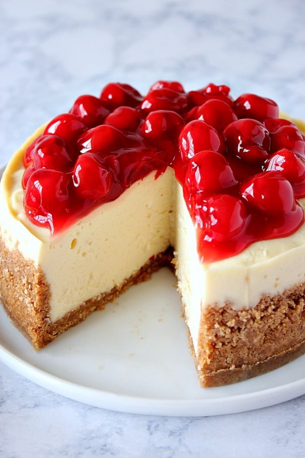 Instant Pot Cherry Delight Cheesecake Recipe #instantpot #dessert #recipe #food