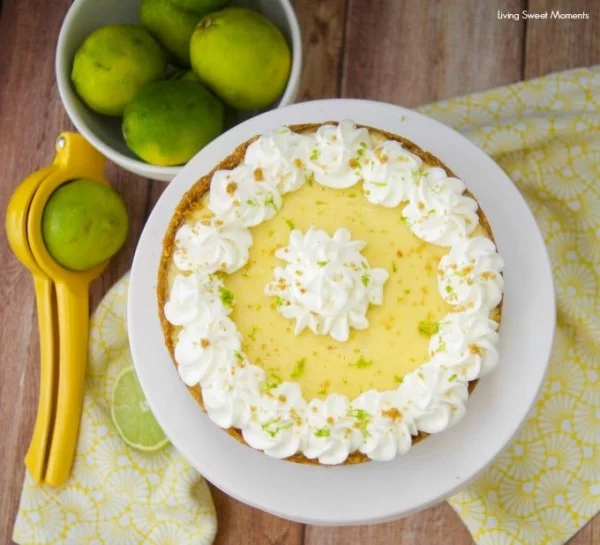 The Best Ever Instant Pot Key Lime Pie #instantpot #dessert #recipe #food