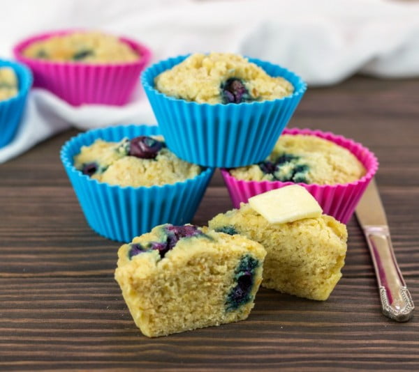 Keto Instant Pot Blueberry Muffins #instantpot #dessert #recipe #food