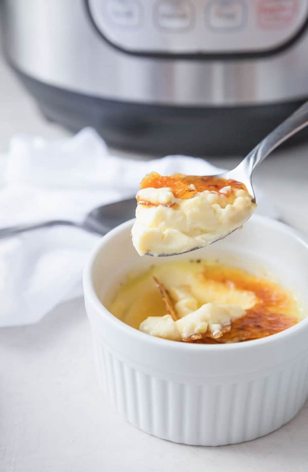Instant Pot Crème Brûlée + Tutorial {Gluten-Free, Low-Carb} #instantpot #dessert #recipe #food