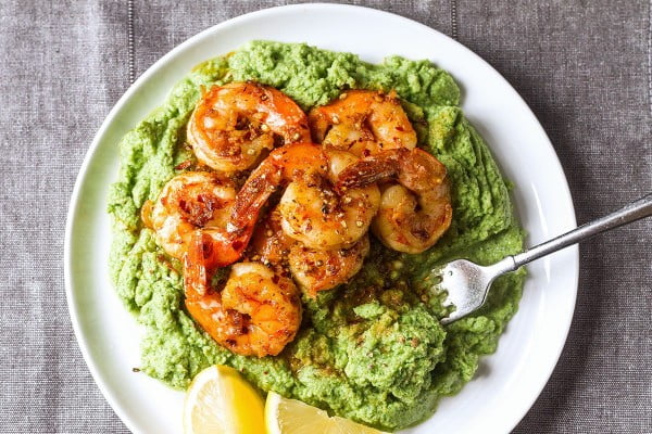 Spicy Shrimp and Broccoli Mash #keto #healthy #dinner #recipe