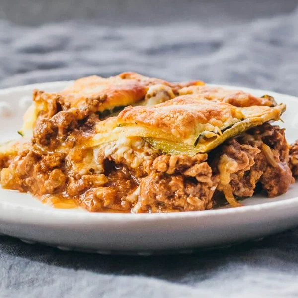 Zucchini Lasagna With Ground Beef #keto #healthy #dinner #recipe