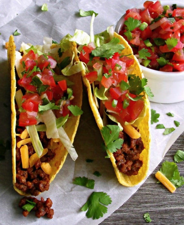 Ground Beef Tacos #mexican #groundbeef #dinner #recipe