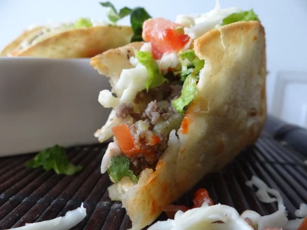 Beef and Potato Tacos #mexican #groundbeef #dinner #recipe