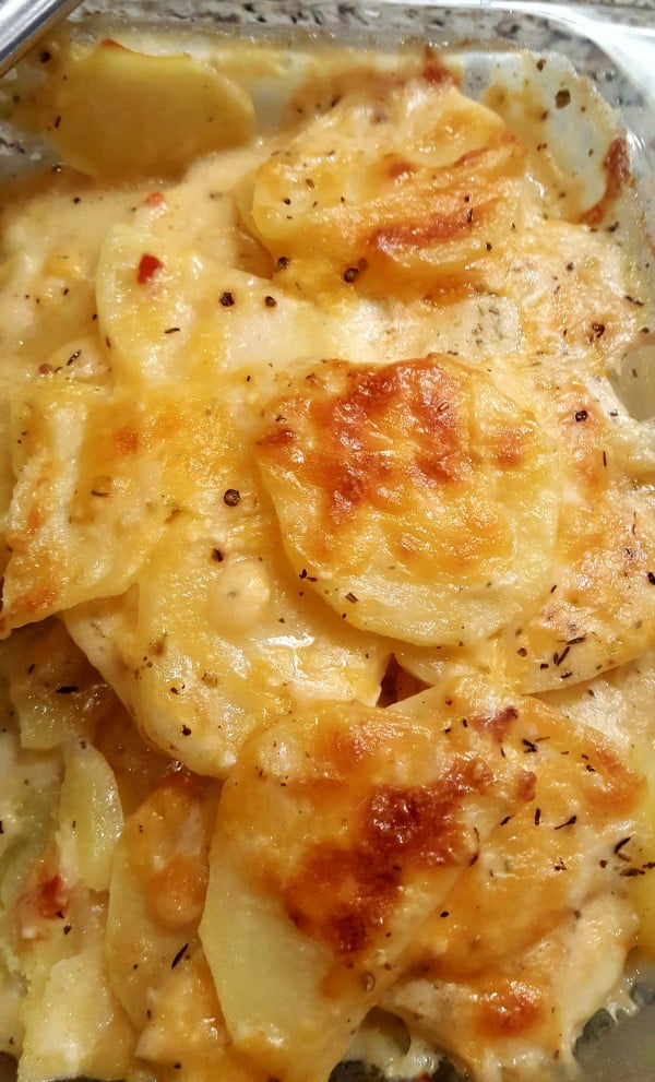 Crazy good Scalloped Potatoes #recipe #potato #dinner