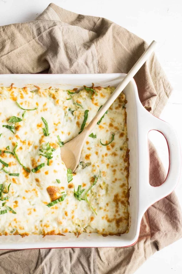 spinach and artichoke quinoa bake #quinoa #healthy #dinner #recipe