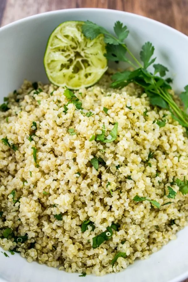 Cilantro Lime Quinoa #quinoa #healthy #dinner #recipe