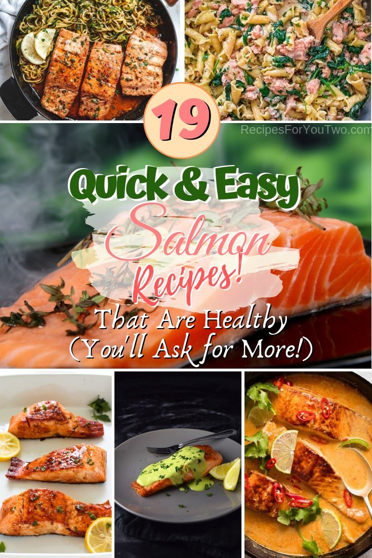 Enjoy some healthy salmon on your busy weeknights with these quick and easy recipes. Great ideas! #salmon #fish #dinner #recipe #food