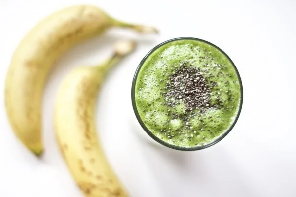 Fat Burning Green Smoothie (Post Workout, Gluten-Free, Vegan, Paleo) #smoothie #recipe #food #drink