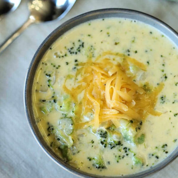 Keto Broccoli Cheese Soup Recipe #soup #dinner #recipe