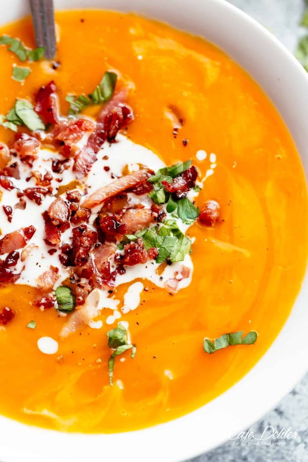 Pumpkin Soup #soup #dinner #recipe