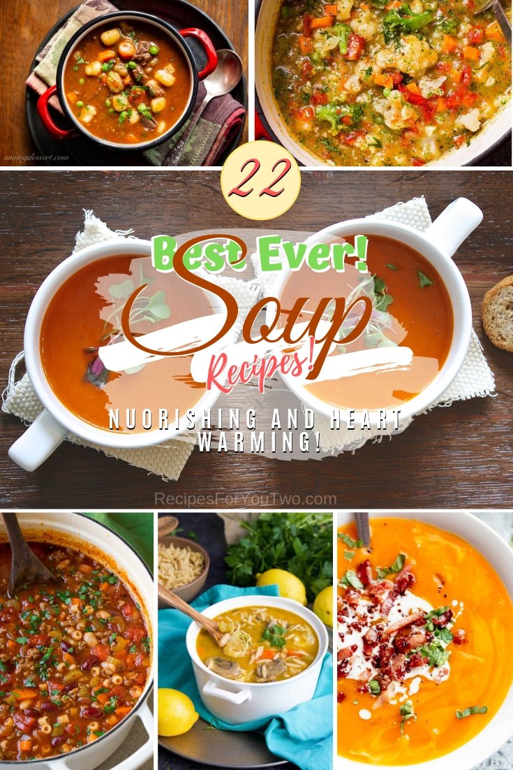 Make the best soups ever. Hearty and nourishing! Great list! #recipe #soup #dinner