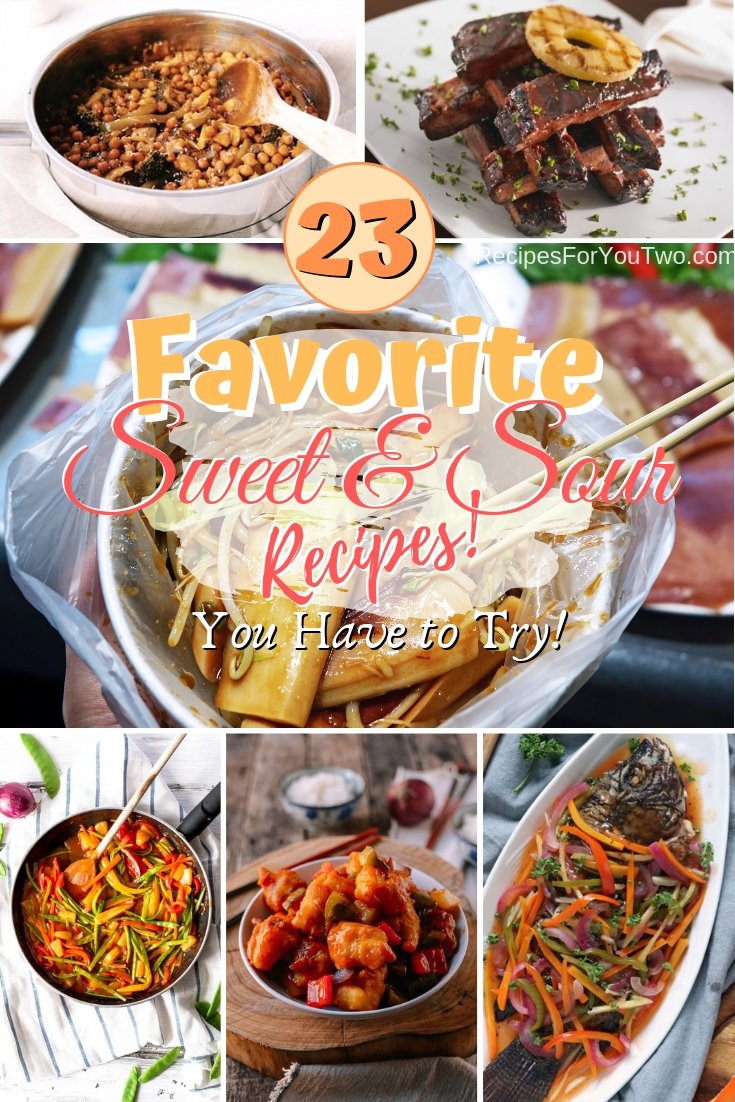 Try these awesome sweet and sour recipes for dinner. Great ideas! #sweetandsour #recipe #dinner #food