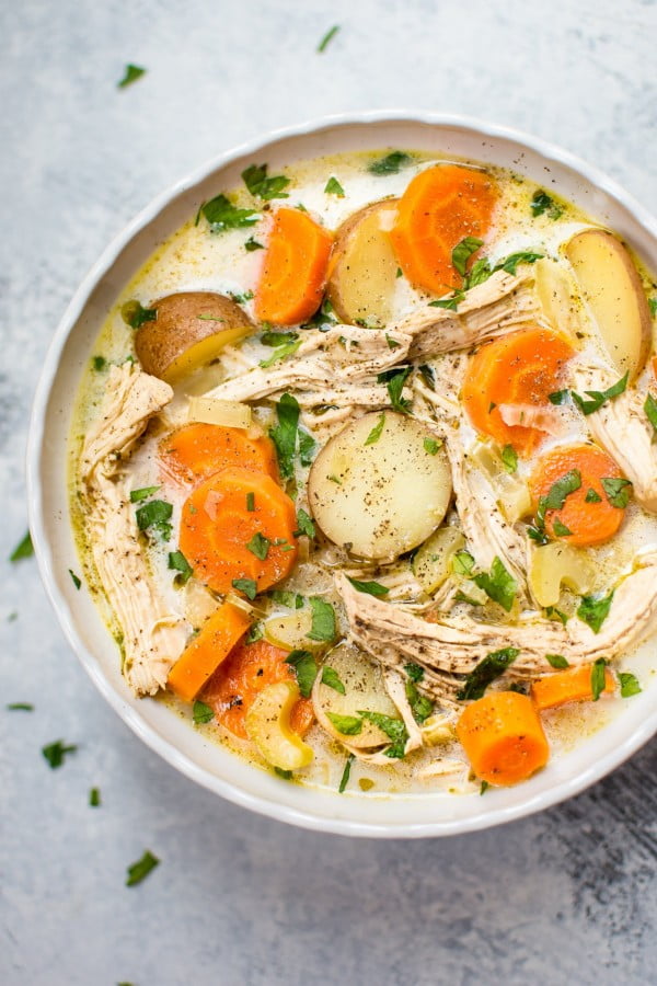Easy Leftover Turkey Soup Recipe #turkey #dinner #recipe #food