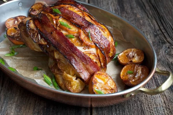 Hoisin Orange Whole Roast Chicken #recipe #chicken #roast #dinner