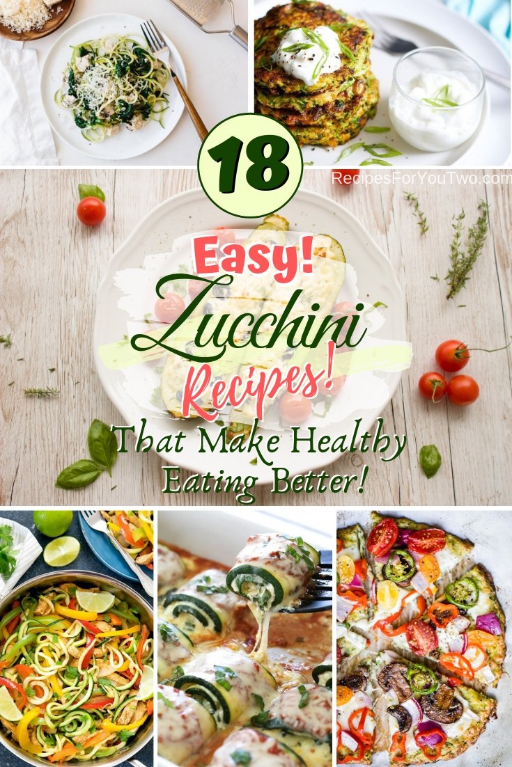 Eat and cook healthier and better with these delicious zucchini recipes. Great list of ideas! #zucchini #recipe #healthy #dinner #lunch