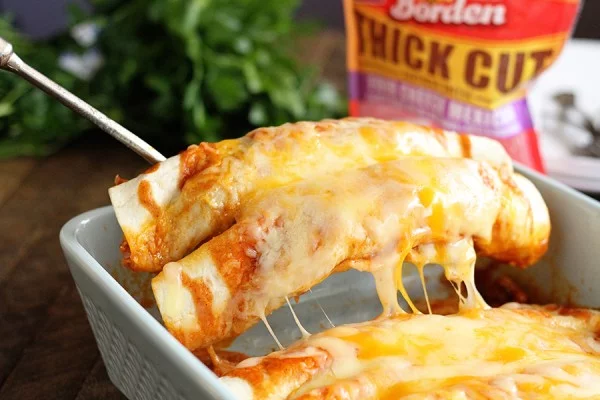 5 Ingredient Beef Enchiladas #5ingredient #recipe #food #dinner