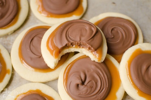 Twix Cookies #cookies #snacks #dessert #food #recipe