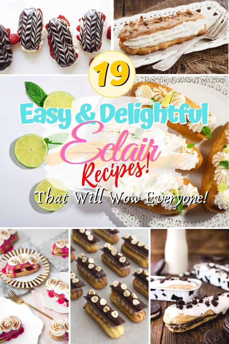 Master the classic French pastry eclair using these remarkable recipes. Great ideas! #dessert #pastry #eclairs #recipe