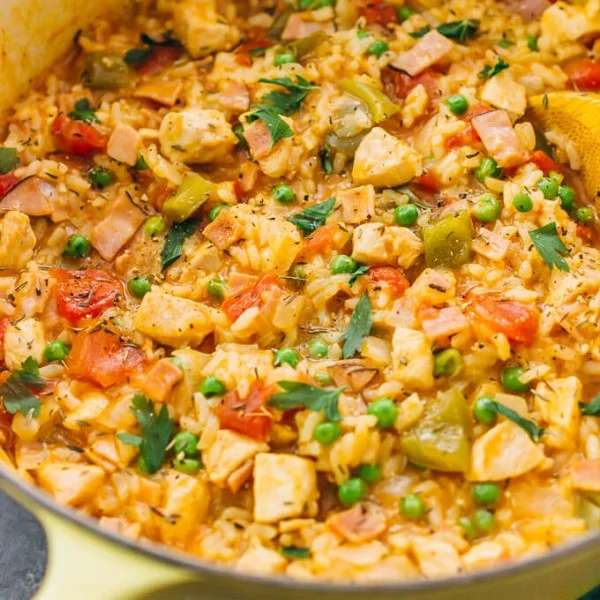 Chicken And Rice (One Pot Dinner Recipe) #healthy #onepot #dinner #food #recipe