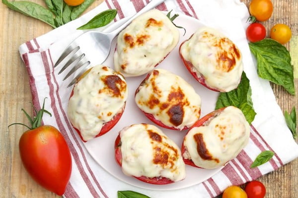 Tomato Tuna Melts – The Fountain Avenue Kitchen #lunch #highprotein #healthy #recipe