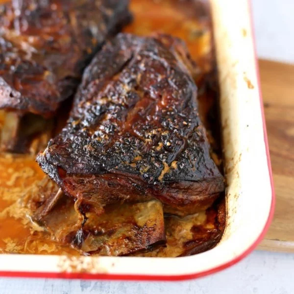 Slow Roasted Buttermilk Lamb #lamb #dinner #recipe