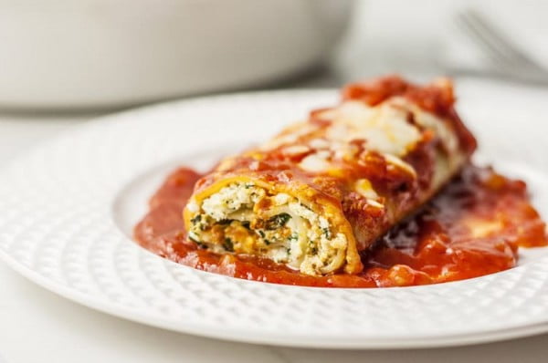 Skinny Lasagna Rolls #lasagna #dinner #food #recipe