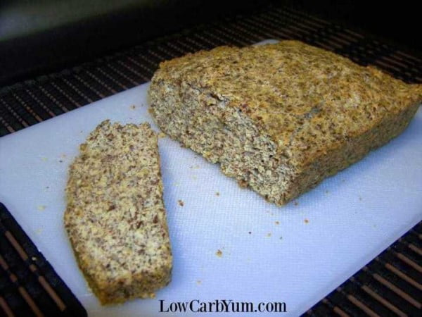 Coconut Flour Low Carb Flax Bread or Muffins #lowcarb #bread #dinner #breakfast #lunch #recipe
