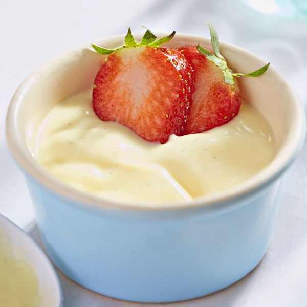 A Vegan Vanilla Pudding You Won't Believe Is Low-Fat #lowfat #healthy #dessert #recipe