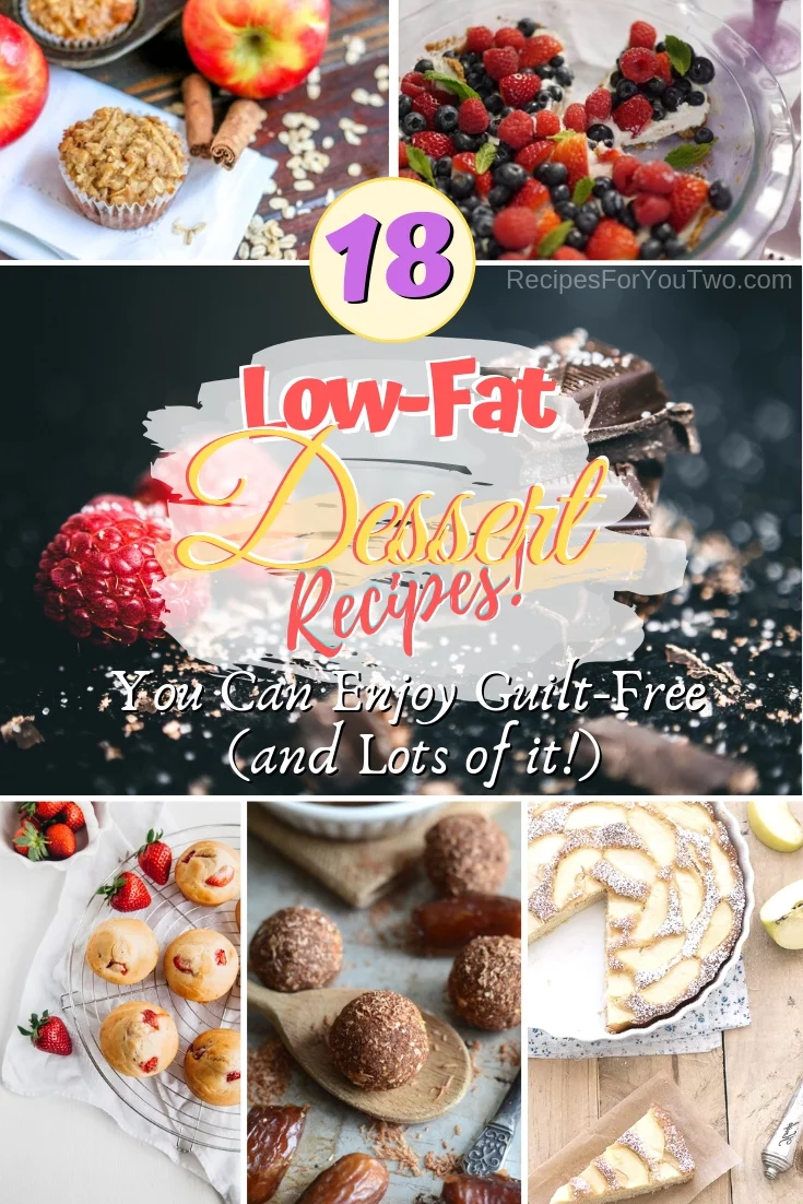 You can eat these desserts guilt-free - they are low-fat and low-calorie options for healthy eating. Great recipe ideas! #lowfat #lowcalorie #dessert #recipe