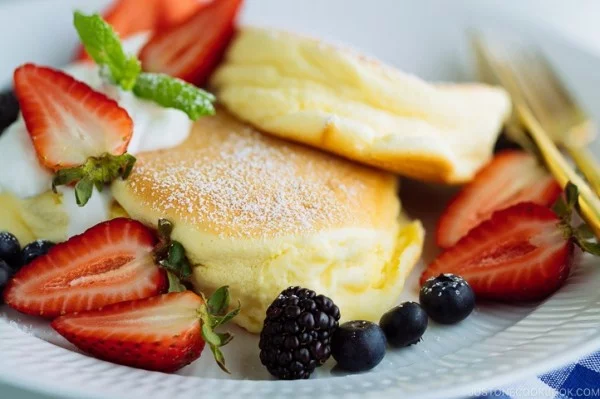Japanese Souffle Pancake スフレパンケーキ • Just One Cookbook #pancakes #dinner #lunch #snack #food #recipe