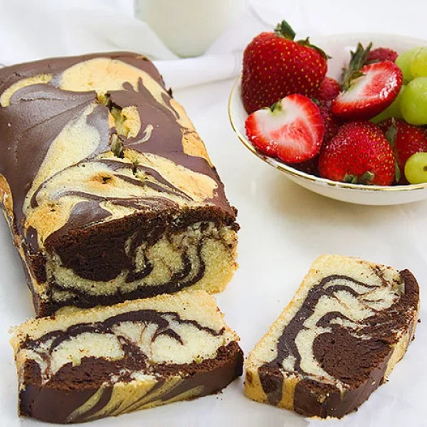 Marble Pound Cake Recipe #poundcake #cake #recipe #dessert