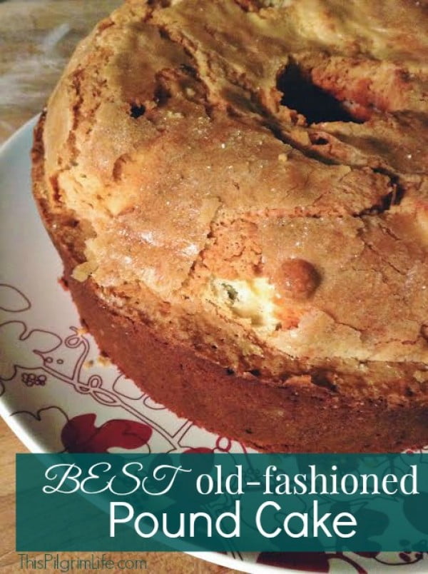 Best Old-Fashioned Pound Cake #poundcake #cake #recipe #dessert