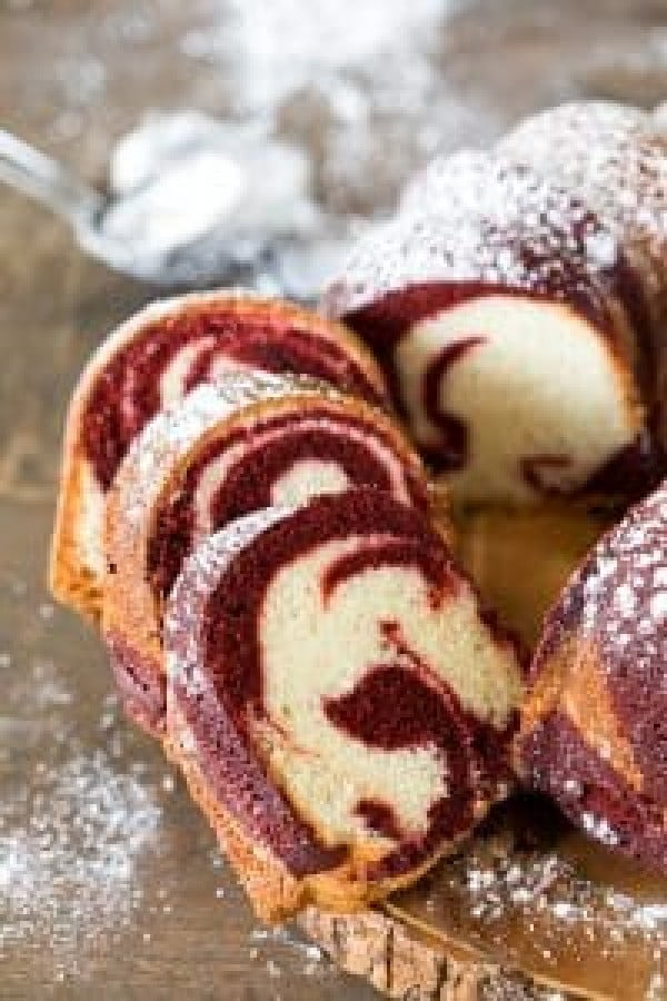 Red Velvet Marble Cake Recipe #poundcake #cake #recipe #dessert
