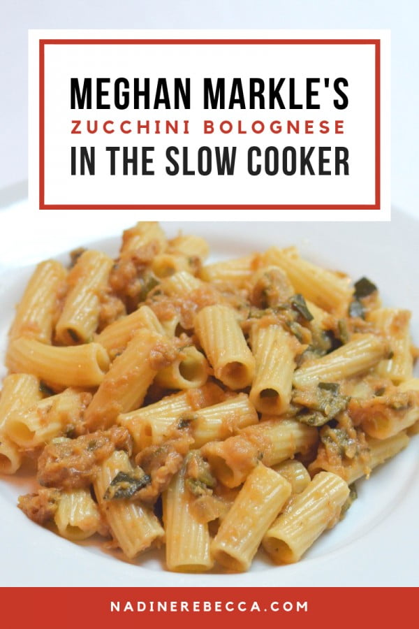 Meghan Markle's Zucchini Pasta Recipe #slowcooker #crockpot #pasta #recipe #dinner #food