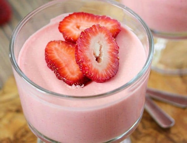 Strawberry Mousse #strawberry #dessert #berries #food #recipe