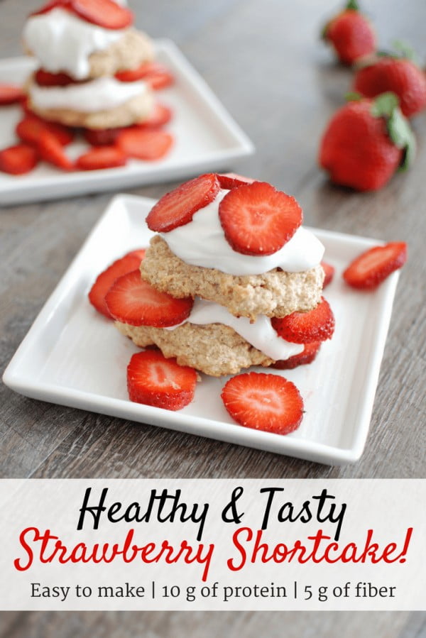 Healthy Strawberry Shortcake #strawberry #dessert #berries #food #recipe