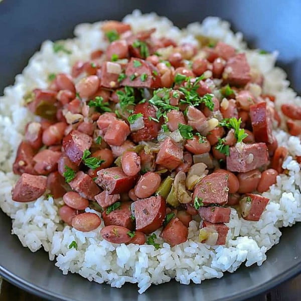 Cajun Red Beans and Rice Recipe! #beans #dinner #recipe