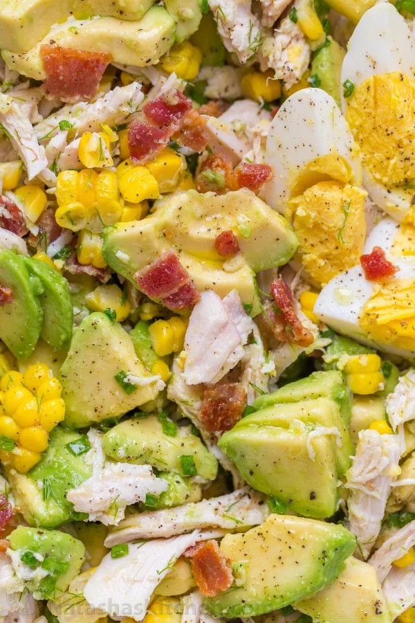 Avocado Chicken Salad Recipe (VIDEO) #recipe #eggs #boiled #breakfast #snack